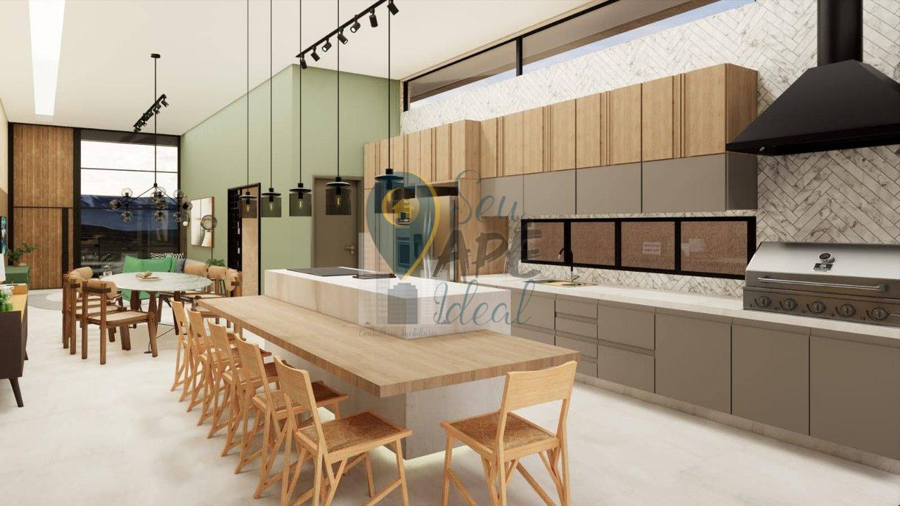 Casa de 220m&sup2; em condom&iacute;nio fechado, 3 su&iacute;tes (em constru&ccedil;&atilde;o) Alameda Lorena  Atibaia - 