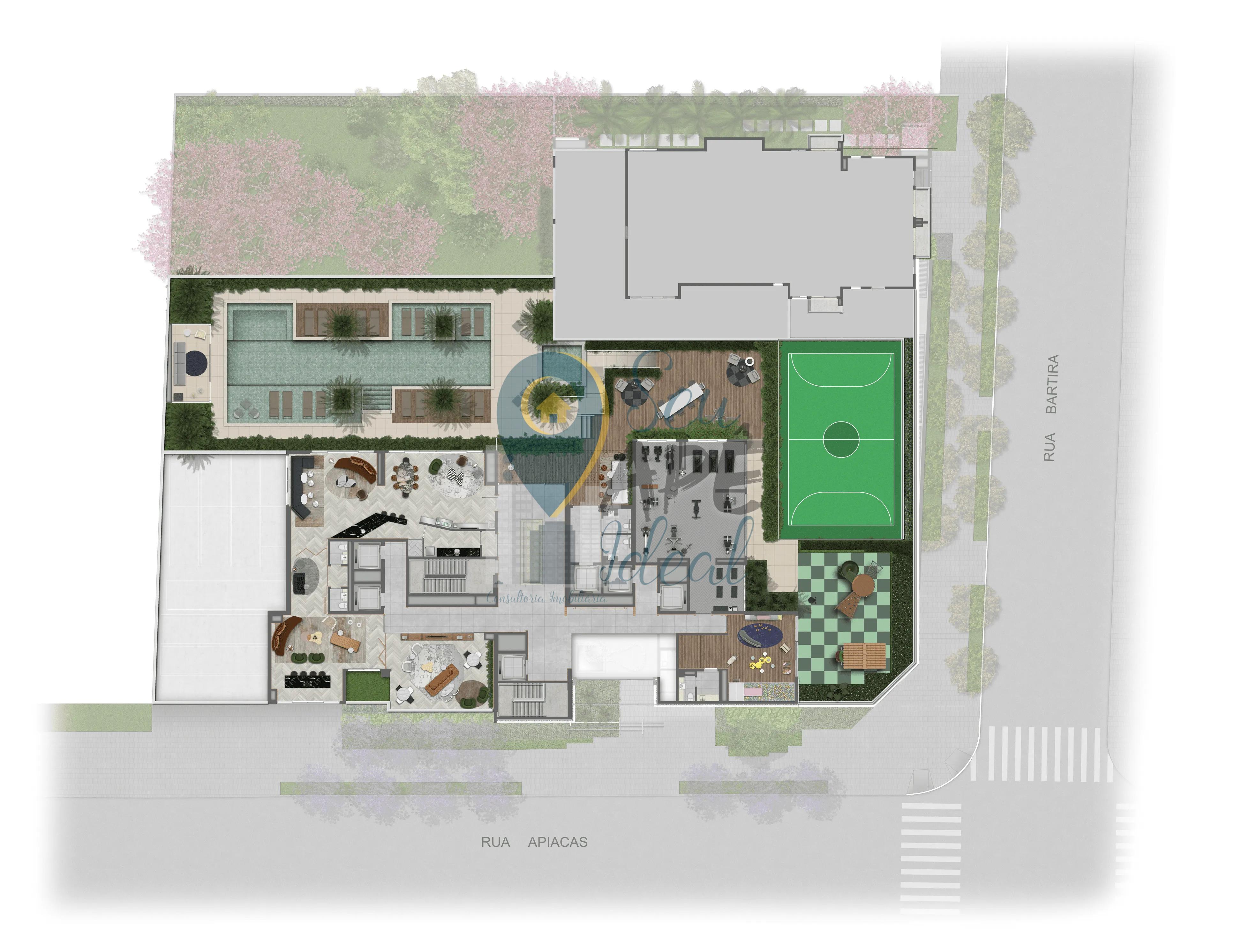 Apartamento 3 su&iacute;tes (147 e 158m&sup2;) by Yoo na Pomp&eacute;ia Rua Apiacás São Paulo - 