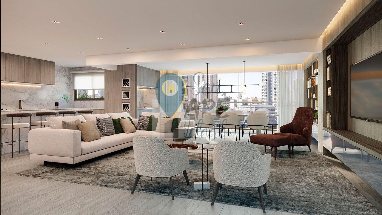 Apartamento 3 su&iacute;tes, 144m&sup2; em Perdizes Rua Wanderley São Paulo - 