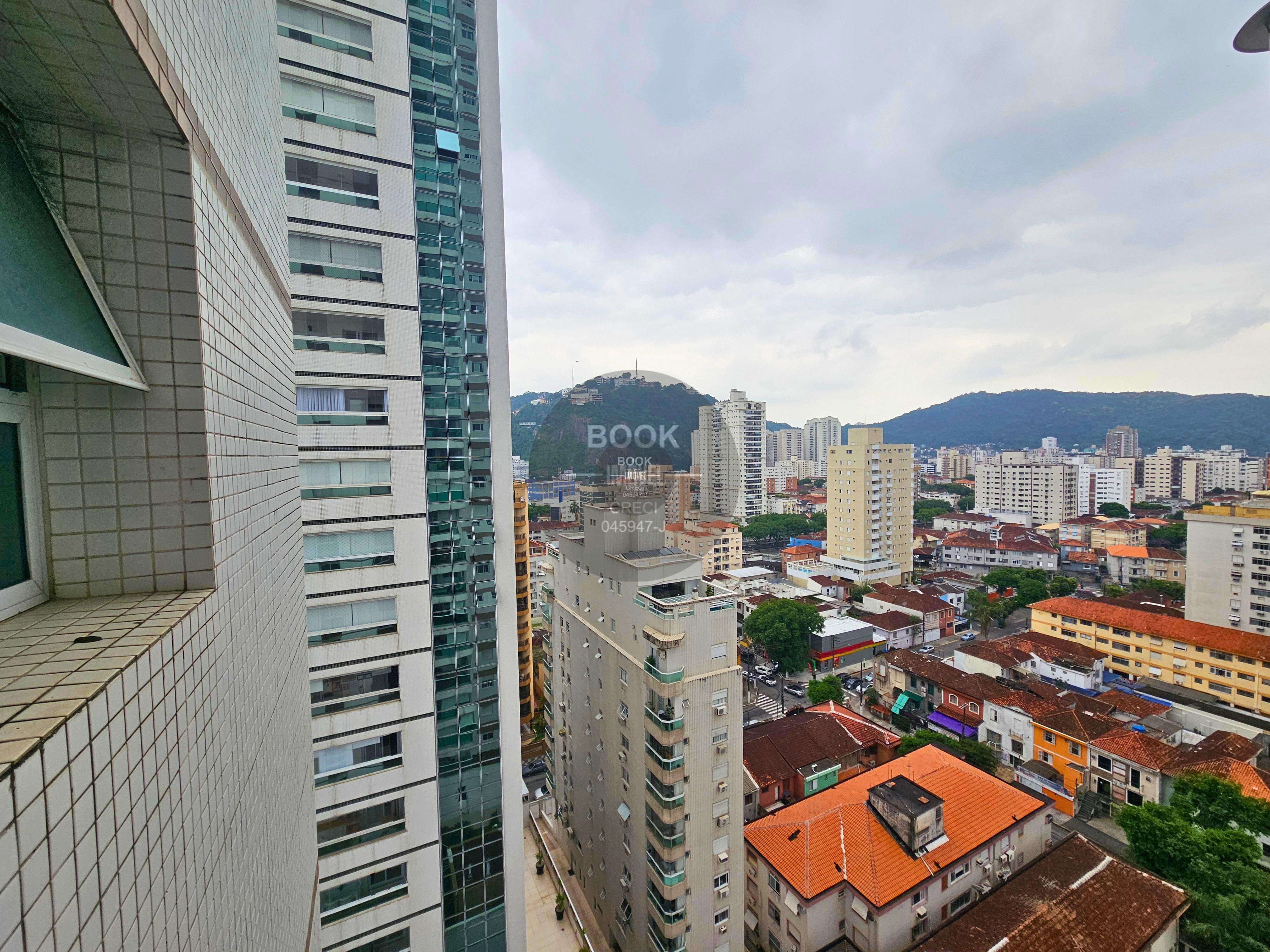 Apartamento Moderno com Vista Mar e Lazer Completo Rua Piauí Santos - 