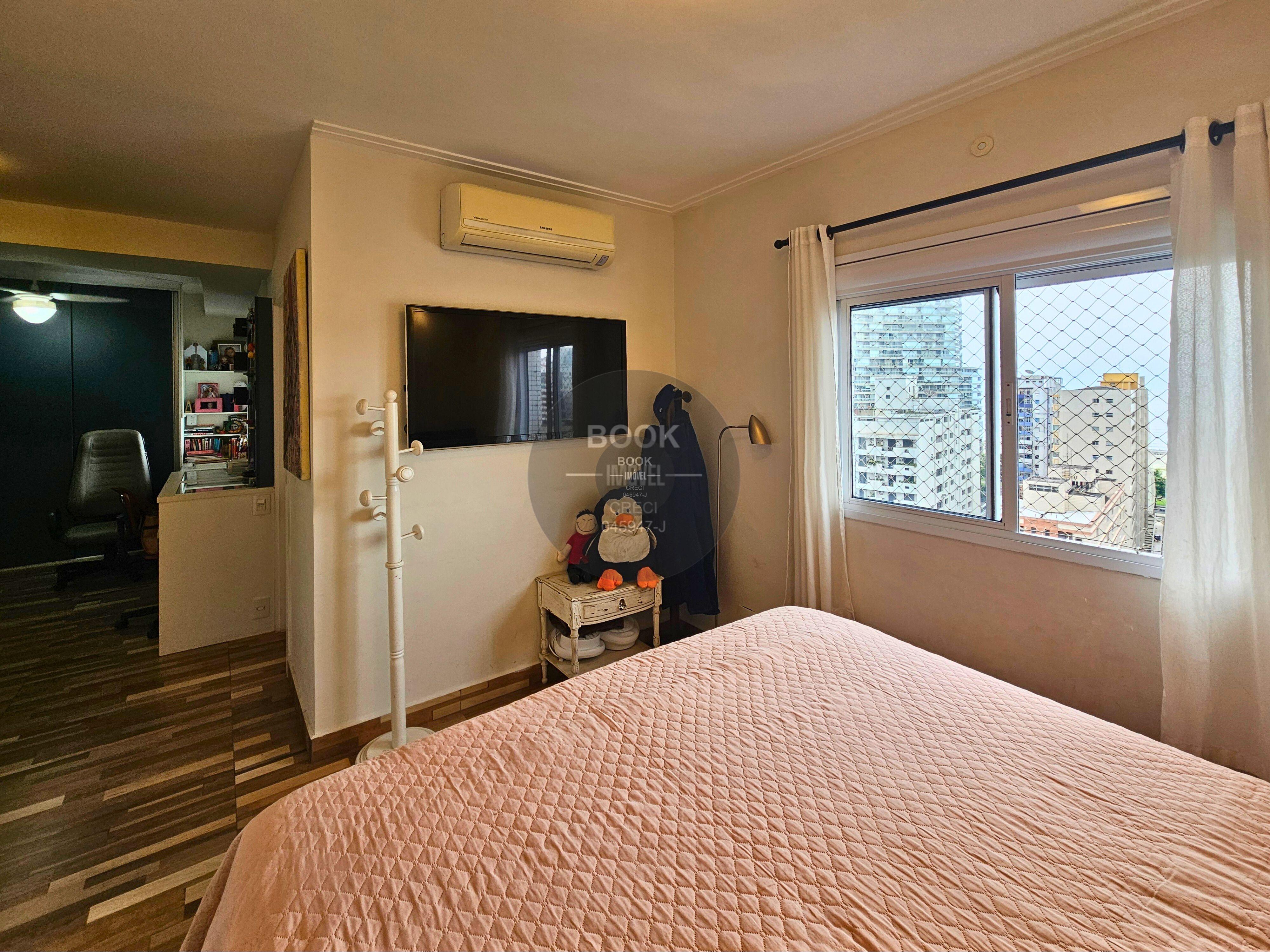Apartamento Moderno com Vista Mar e Lazer Completo Rua Piauí Santos - 