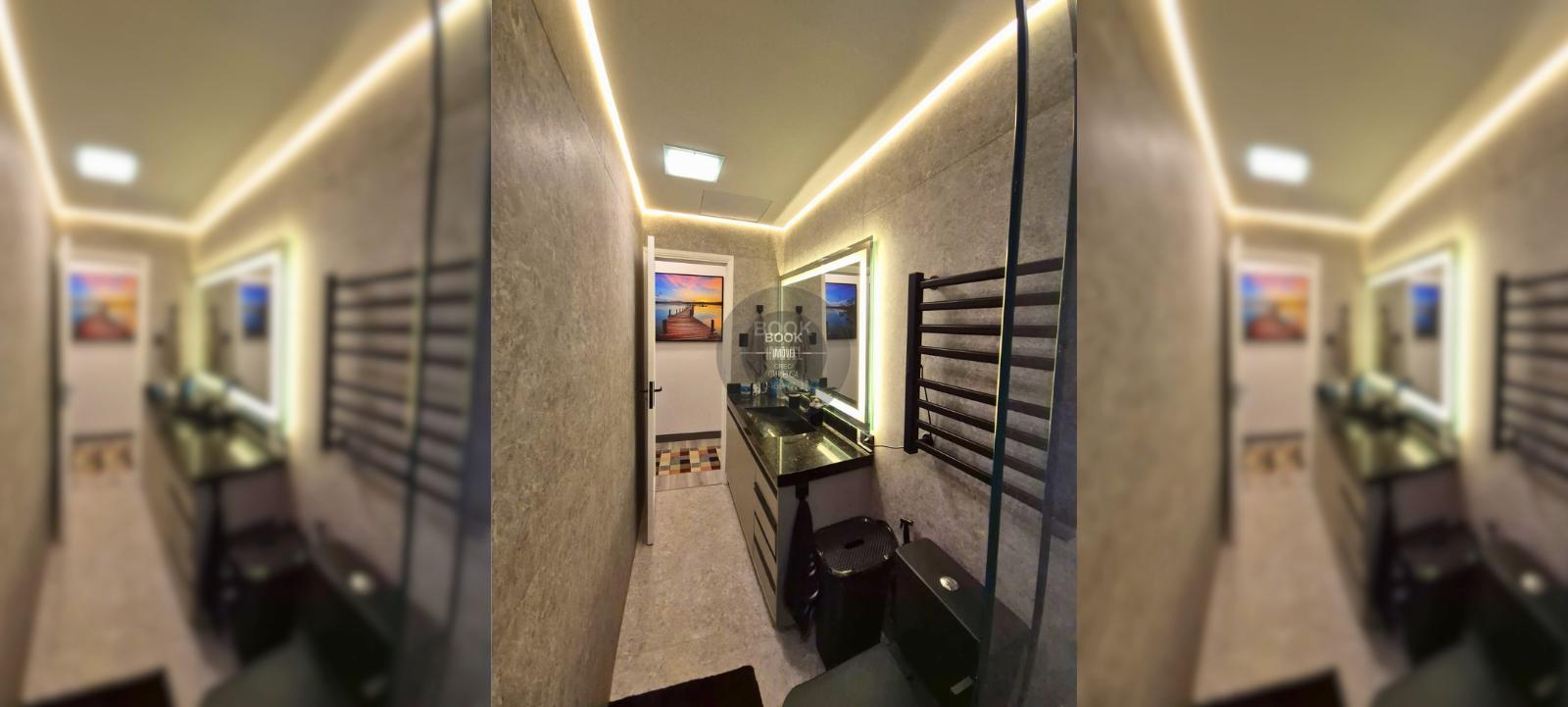 Viver com Estilo em casa Inteligente, climatizada e com lazer privativo no Boqueir&atilde;o Rua Pedro Ivo, 01 Santos - 