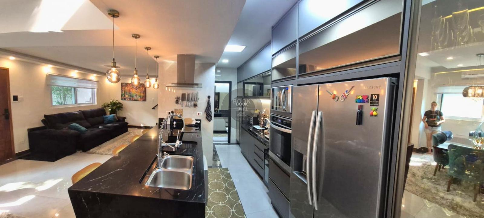 Viver com Estilo em casa Inteligente, climatizada e com lazer privativo no Boqueir&atilde;o Rua Pedro Ivo, 01 Santos - 