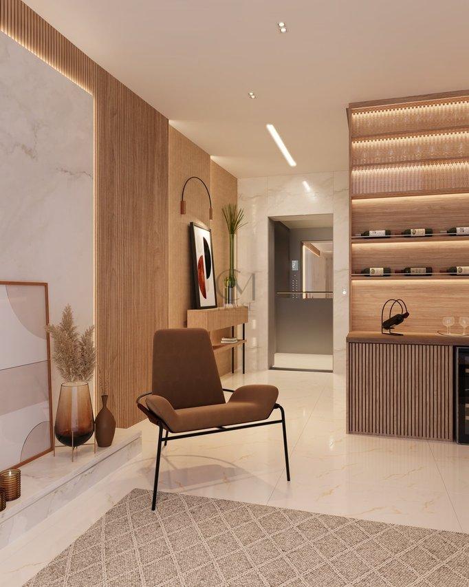 Cobertura Duplex Ecco 260.11m² 3D Av. Monsenhor Ivo Zanlorenzi Curitiba - Hall