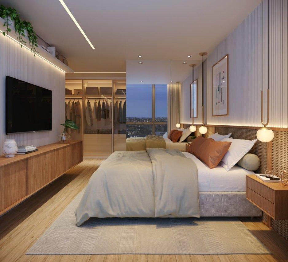 Cobertura Duplex Ecco 260.11m² 3D Av. Monsenhor Ivo Zanlorenzi Curitiba - Dormitorio