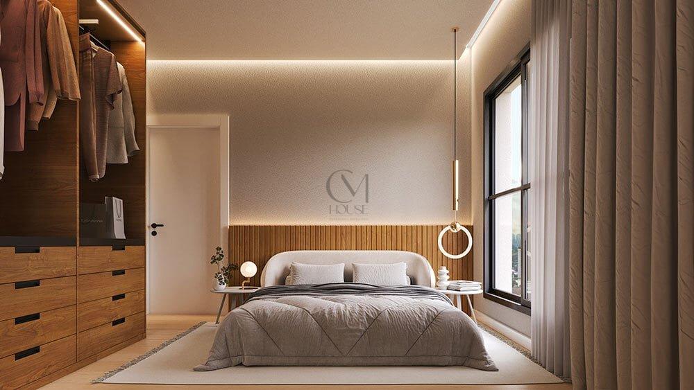 Apartamento Oslo 64.26m² 2D Curupaitis Curitiba - Dormitório