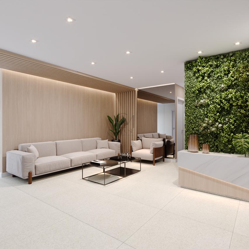 Apartamento Opulus 78.32m² 2D Bento Viana Curitiba - Hall