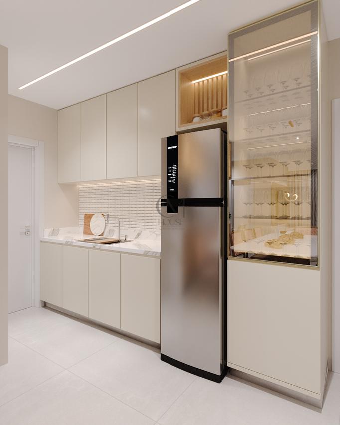 Apartamento Opulus 78.32m² 2D Bento Viana Curitiba - Cozinha