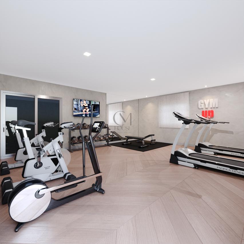 Apartamento Opulus 78.32m² 2D Bento Viana Curitiba - Fitness