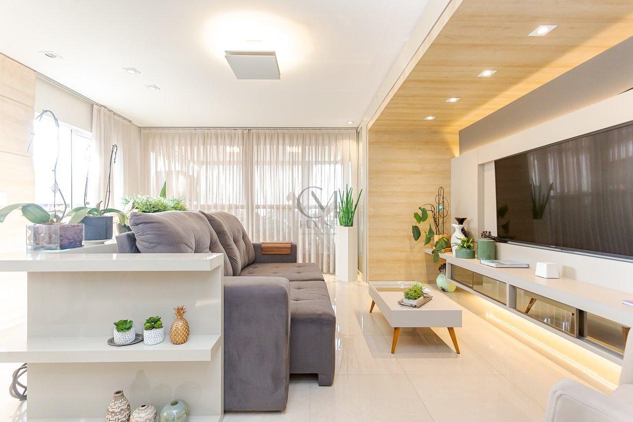 Maravilhosa cobertura duplex face norte com 215m² privativos no coração do Água Verde Rua Palmeiras Curitiba - 