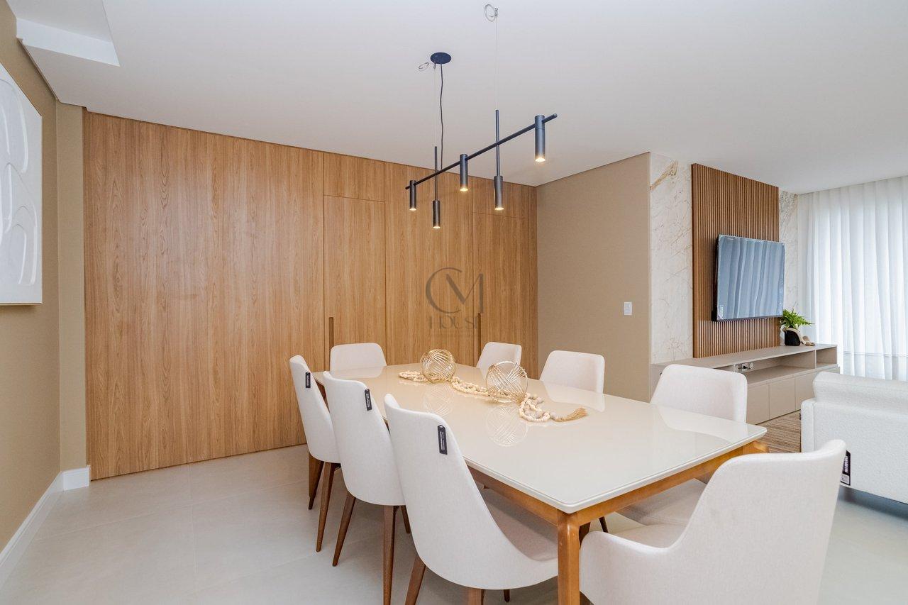 Apartamento mobiliado e decorado com 3 suítes e móveis sob medida Avenida Sete de Setembro Curitiba - 