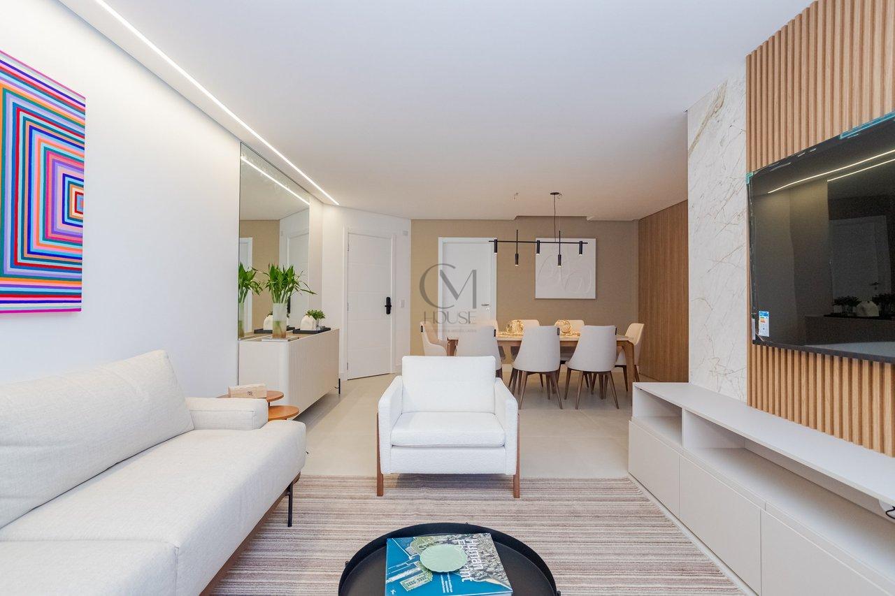 Apartamento mobiliado e decorado com 3 suítes e móveis sob medida Avenida Sete de Setembro Curitiba - 