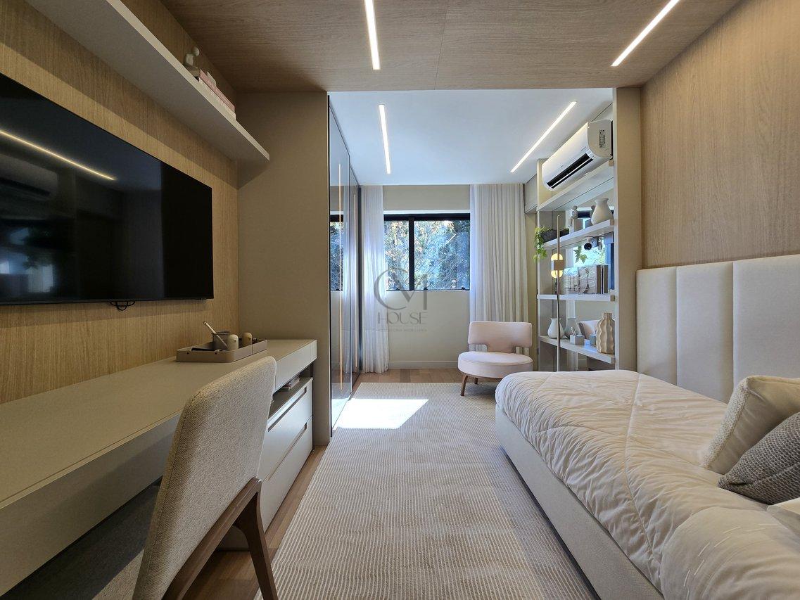 Belíssimo Apartamento com 3 suítes 100% mobiliado no Centro Cívico Rua Vieira dos Santos Curitiba - 