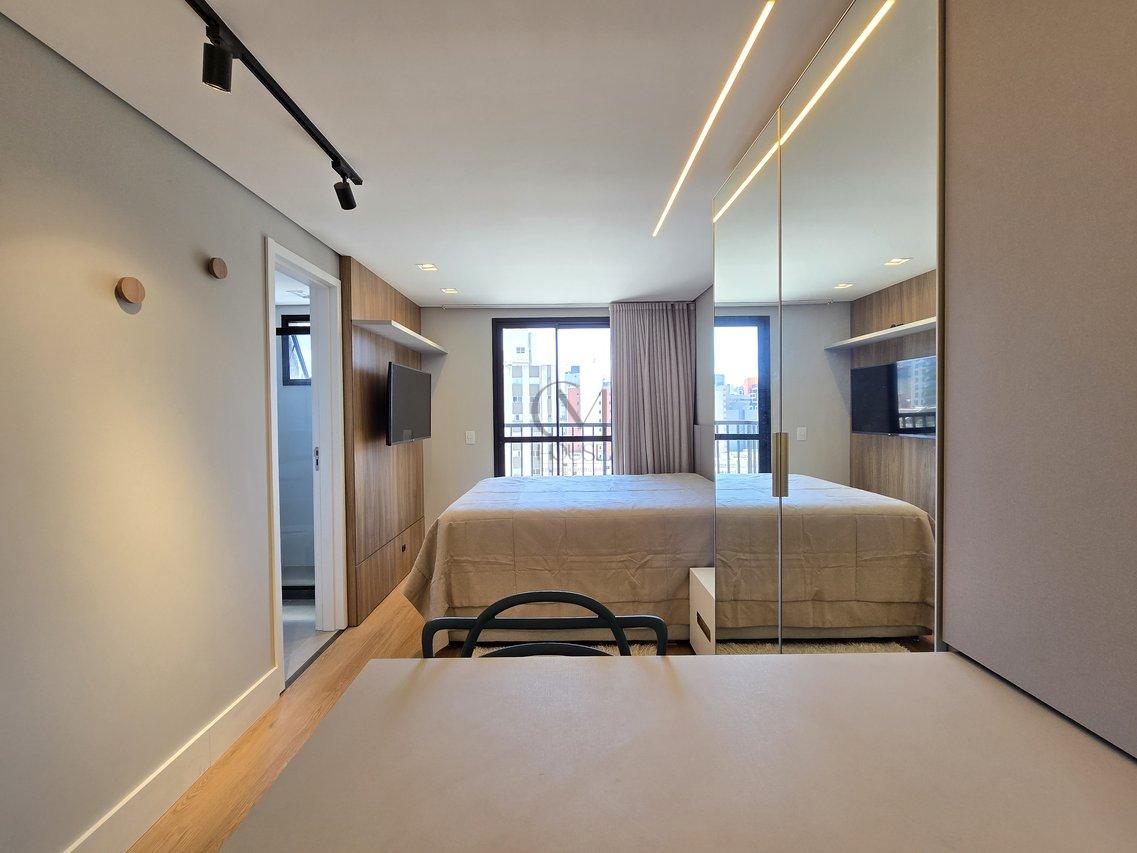 Studio mobiliado próximo à UFPR Rua Tibagi Curitiba - 