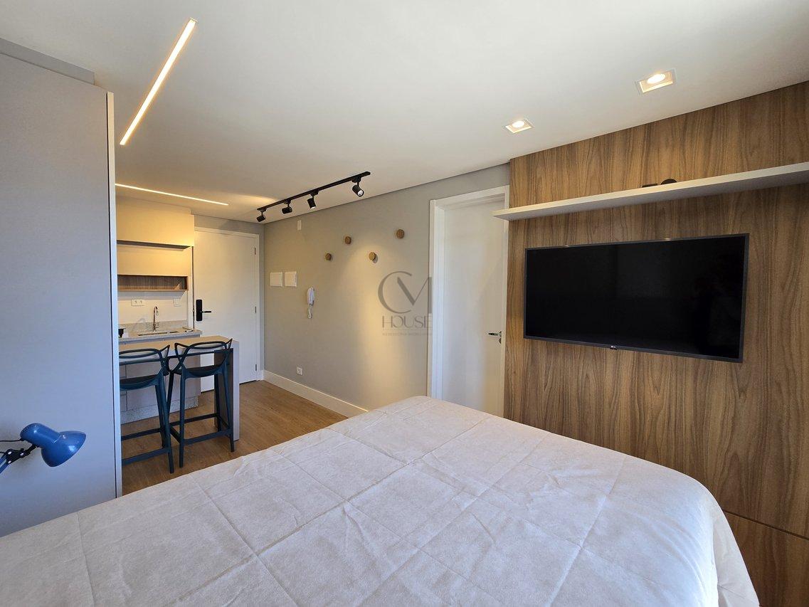 Studio mobiliado próximo à UFPR Rua Tibagi Curitiba - 