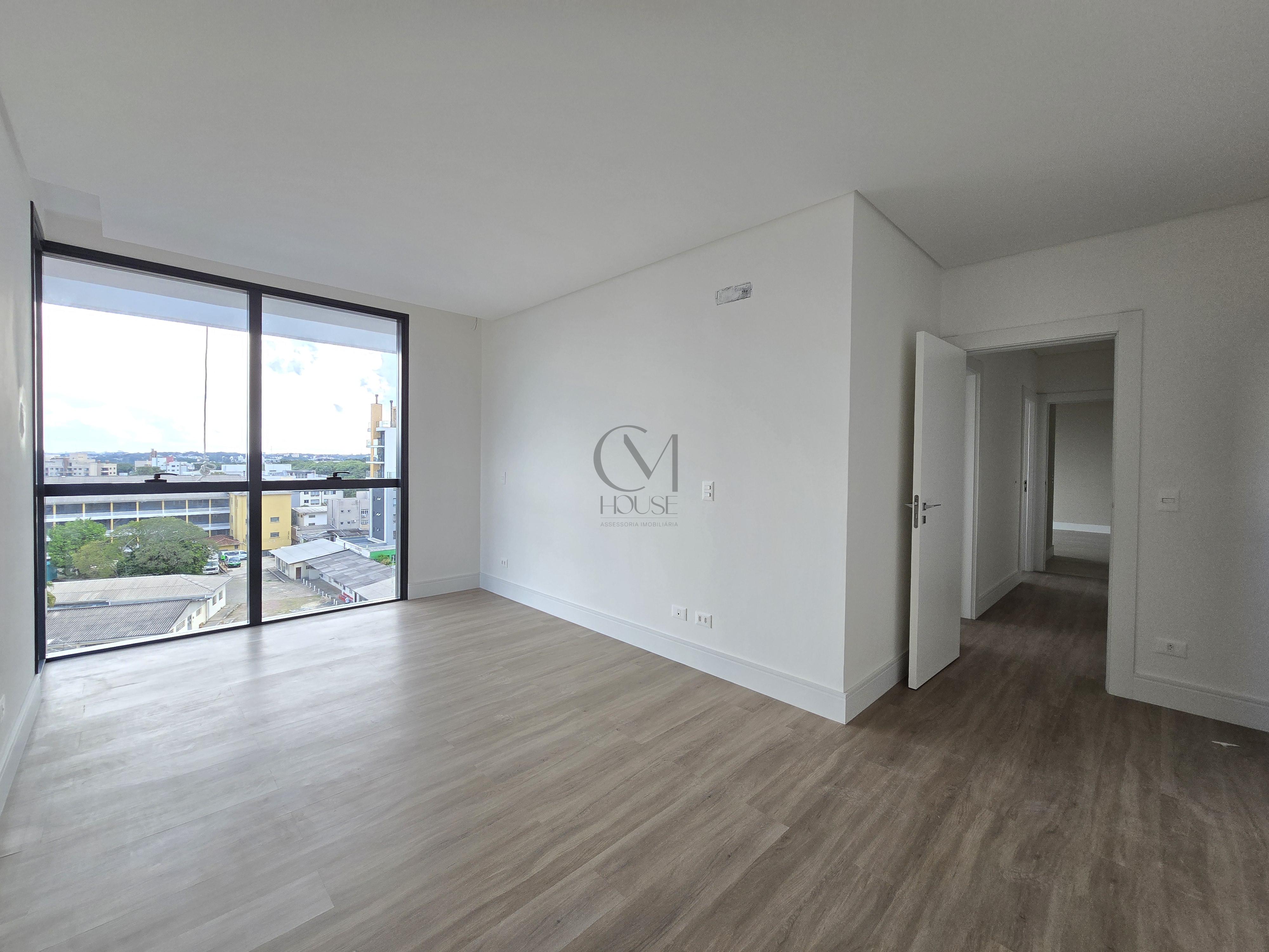 Apartamento com 3 su&iacute;tes novo com vista livre Rua Herculano Carlos Franco de Souza Curitiba - 