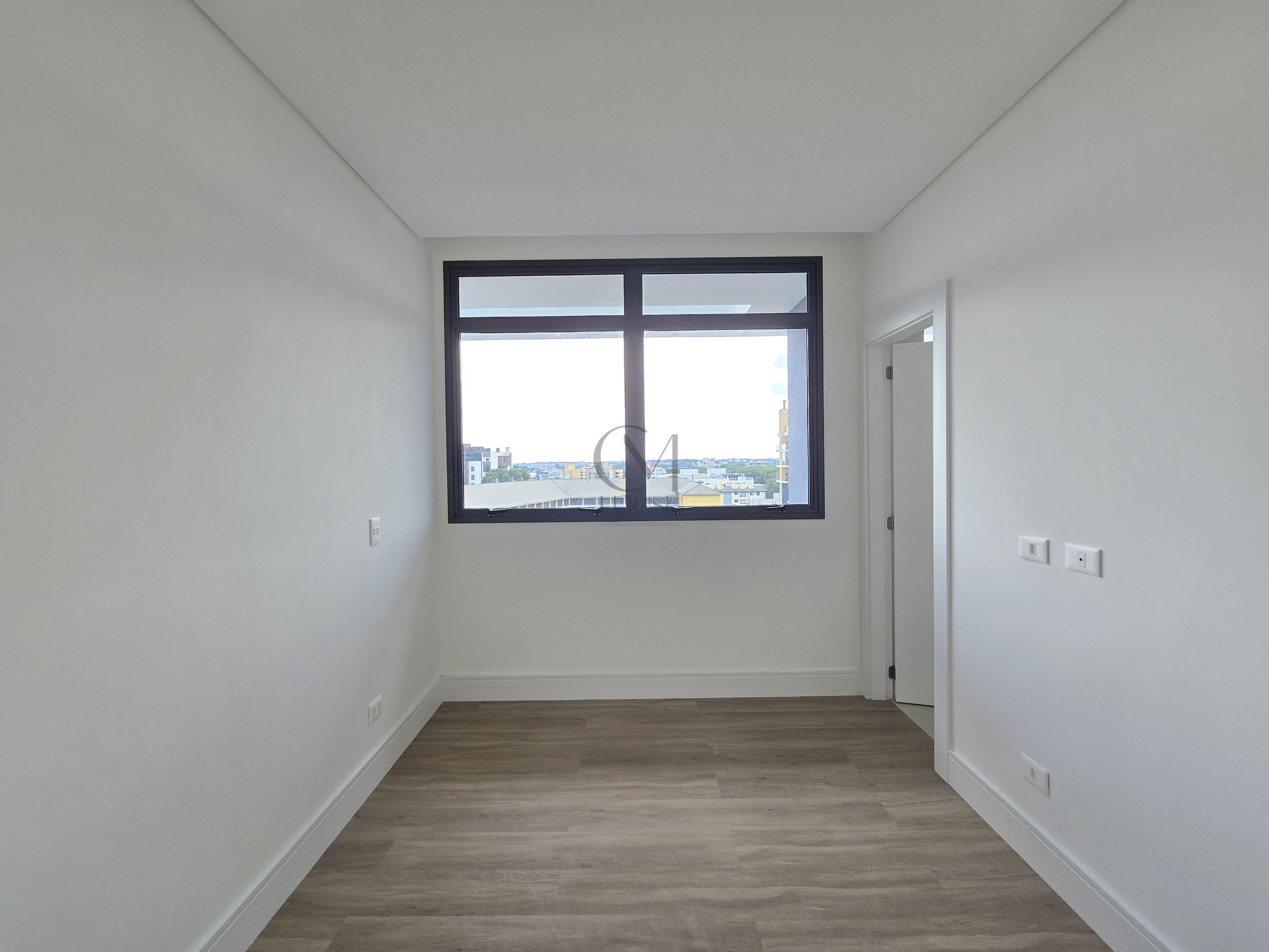 Apartamento com 3 su&iacute;tes novo com vista livre Rua Herculano Carlos Franco de Souza Curitiba - 