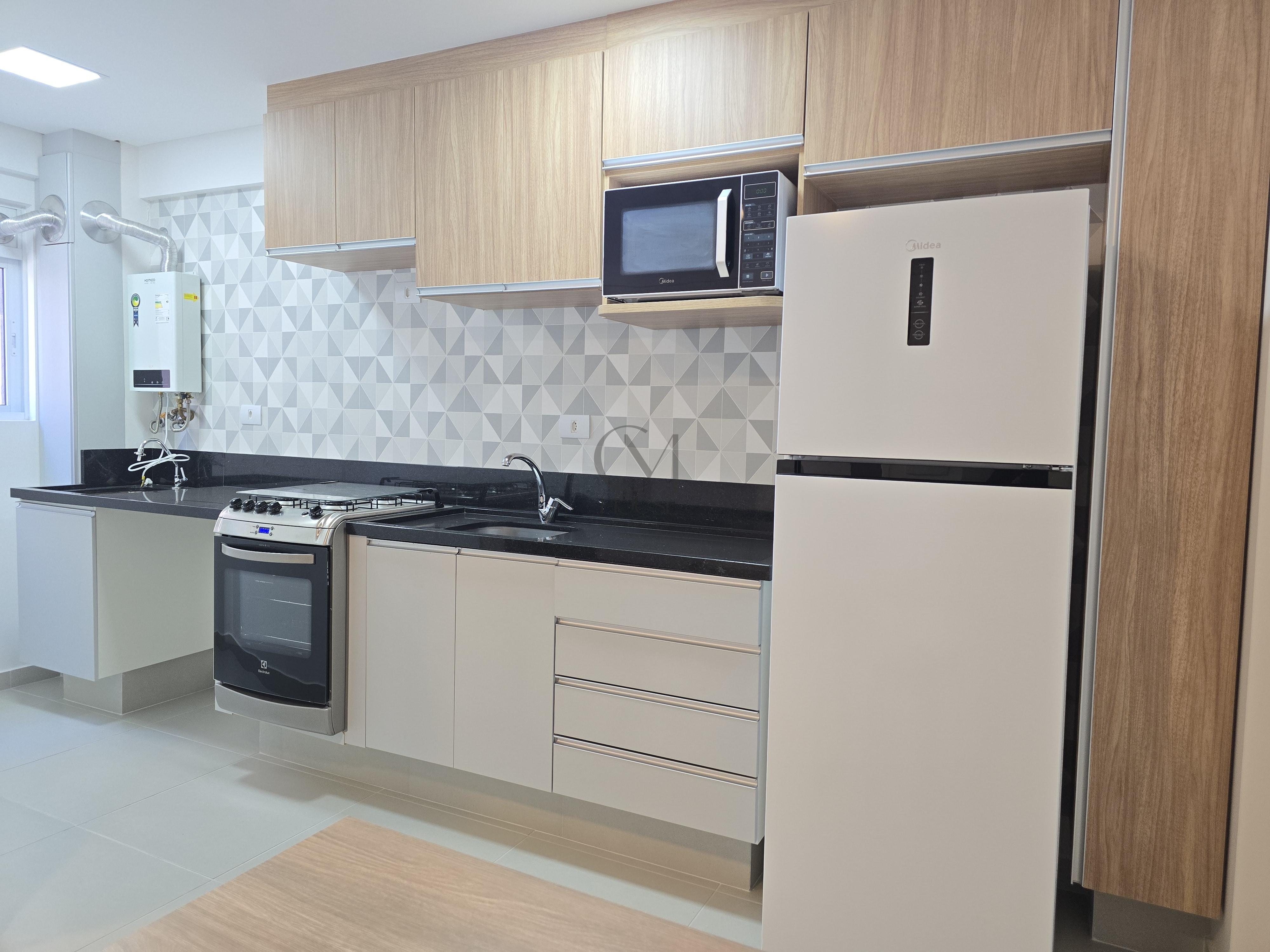 Apartamento novo e mobiliado com 1 quarto a 100m da Av Rep&uacute;blica Argentina Rua João Geara Curitiba - 
