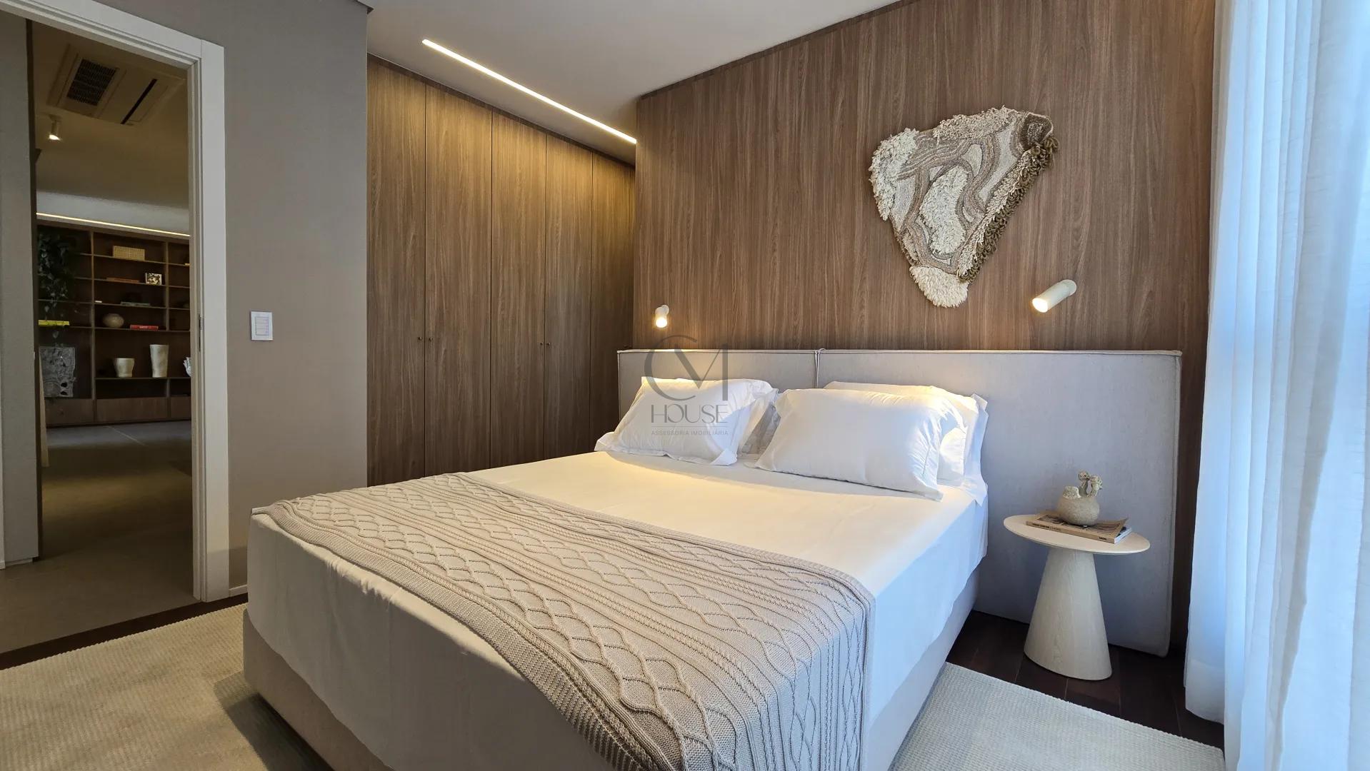 Apartamento 3 su&iacute;tes decorado e mobiliado no Cabral Rua Belém Curitiba - 