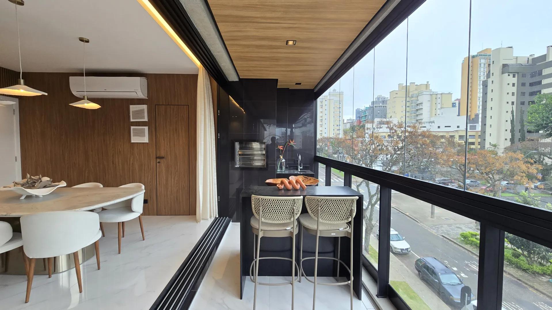 3 su&iacute;tes mobiliado e decorado no Bigorrilho Alameda Princesa Izabel Curitiba - 