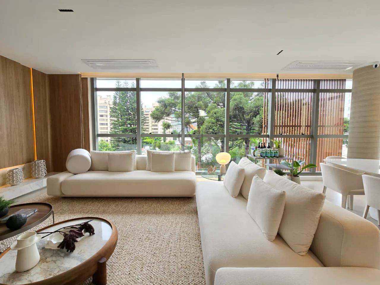 3 su&iacute;tes mobiliado e decorado no Batel  Curitiba - 