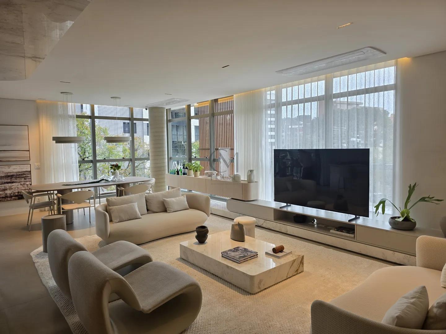 Apartamento impec&aacute;vel mobiliado e decorado no Batel Rua Teixeira Coelho Curitiba - 