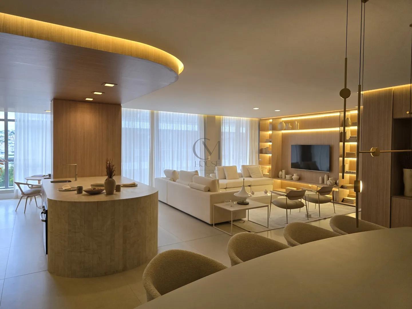 Apartamento 3 su&iacute;tes decorado e mobiliado em frente ao Parque Barigui  Curitiba - 
