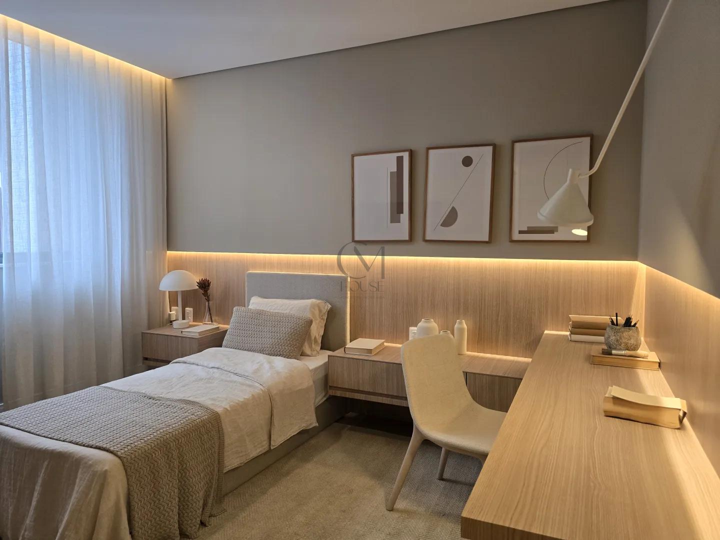 Apartamento 3 su&iacute;tes decorado e mobiliado em frente ao Parque Barigui  Curitiba - 