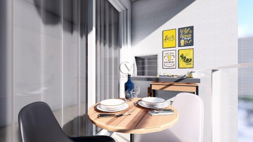 Apartamento Mazza Capão Raso 77.73m² 3D José Zaleski Curitiba - 