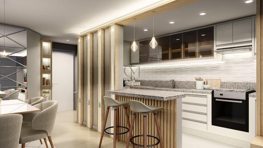 Apartamento Mazza Capão Raso 77.73m² 3D José Zaleski Curitiba - 