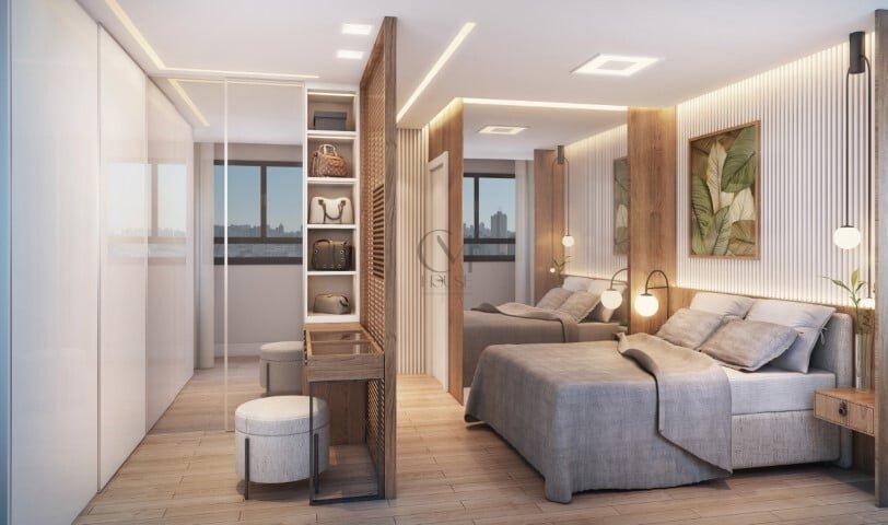 Apartamento com 3 quartos (1 suíte) próximo ao Jardim Botânico Avenida Presidente Affonso Camargo Curitiba - 