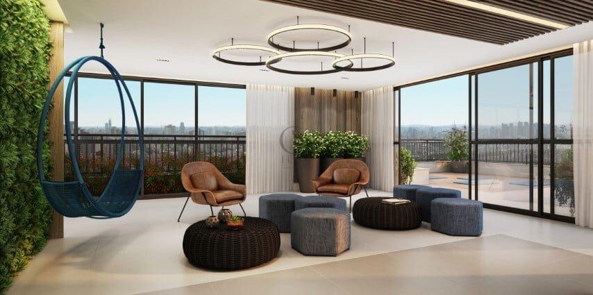 Apartamento com 3 quartos (1 suíte) próximo ao Jardim Botânico Avenida Presidente Affonso Camargo Curitiba - 