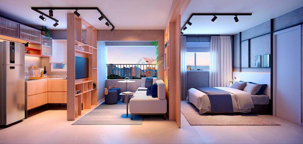 Apartamento com 1 dormitório no Bairro de Santa Cecília - SP Rua das Palmeiras São Paulo - 