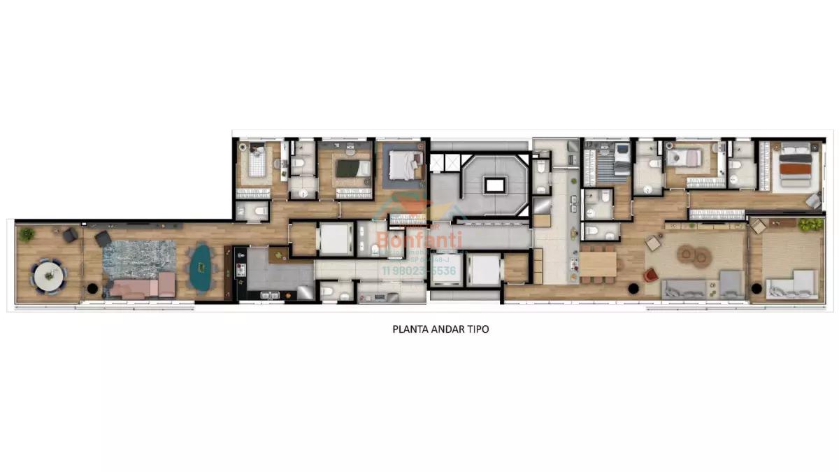 Lina Jardins - Apartamentos de alto padrão a 850 m do Sesc Avenida Paulista! Alameda Joaquim Eugênio de Lima São Paulo - 