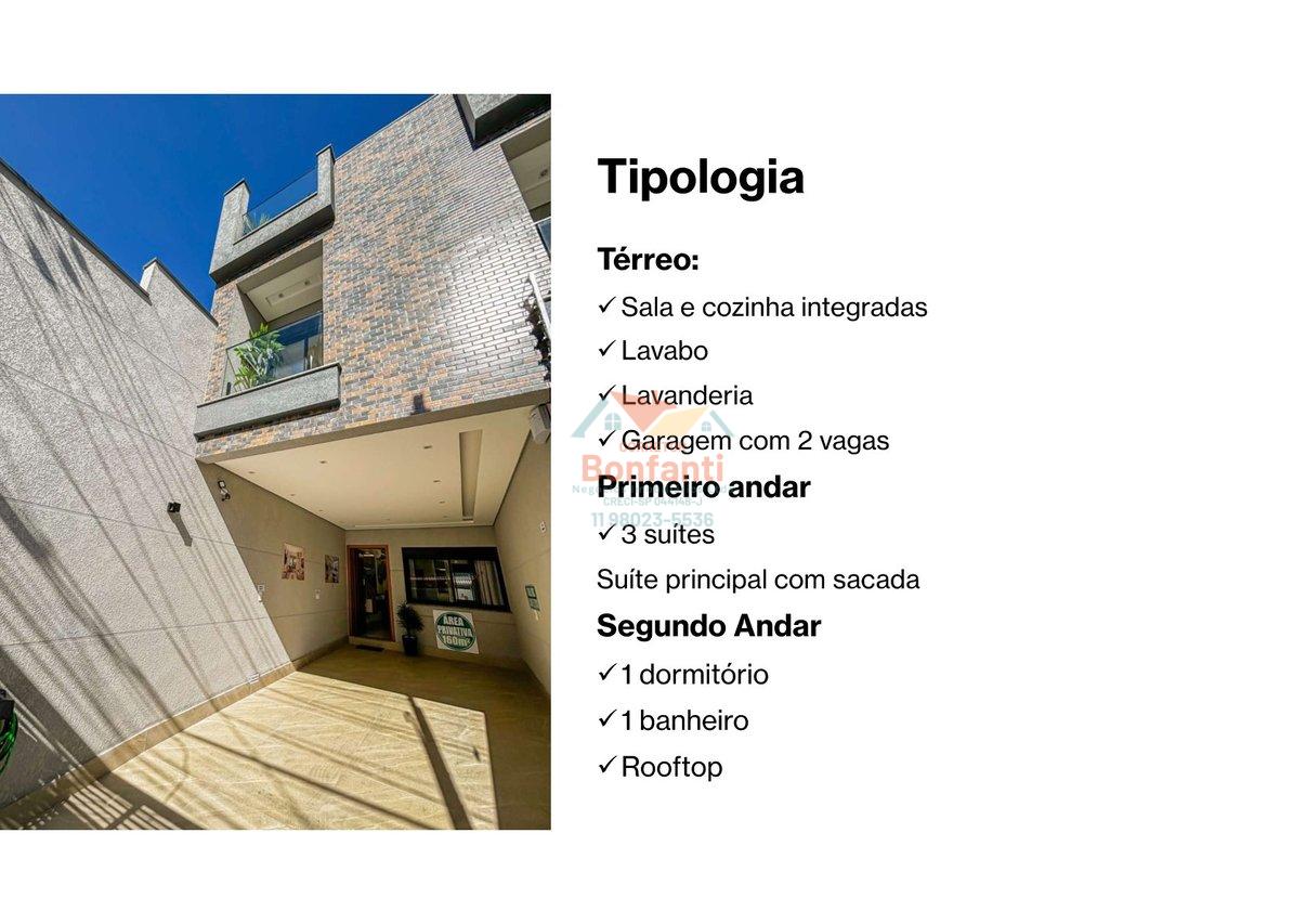 Sobrado com 4 Quartos e 5 banheiros à Venda, 160 m² Rua João Lopes São Paulo - 