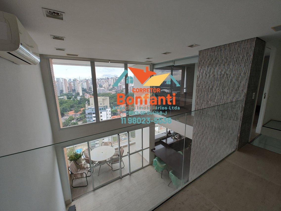 Alugo cobertura Triplex com vista para o Parque do Ibirapuera Rua Tangará São Paulo - 