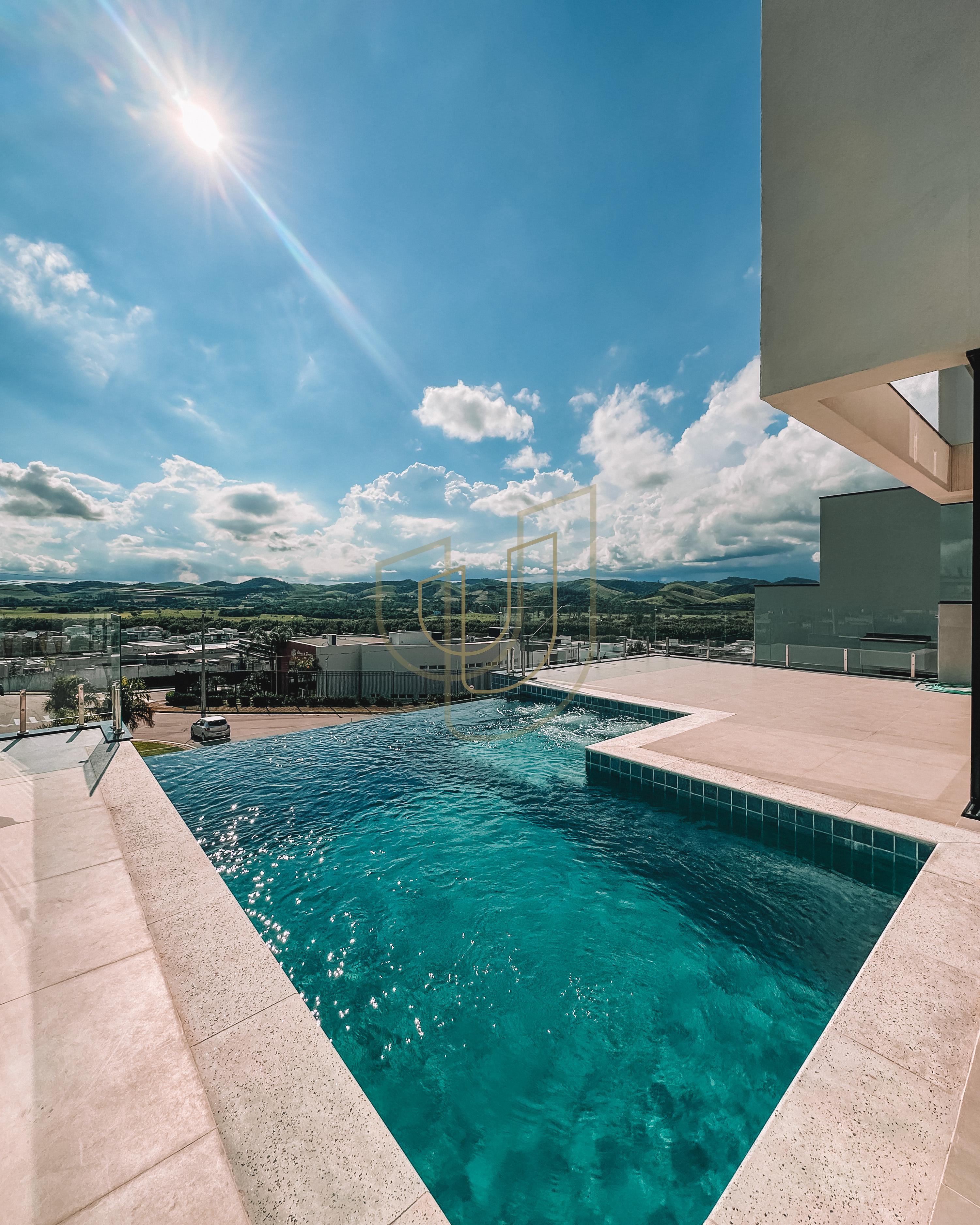 Sobrado sofisticado com vista &uacute;nica e com 5 su&iacute;tes em Alphaville - S&atilde;o Jos&eacute; dos Campos/SP  São José dos Campos - 