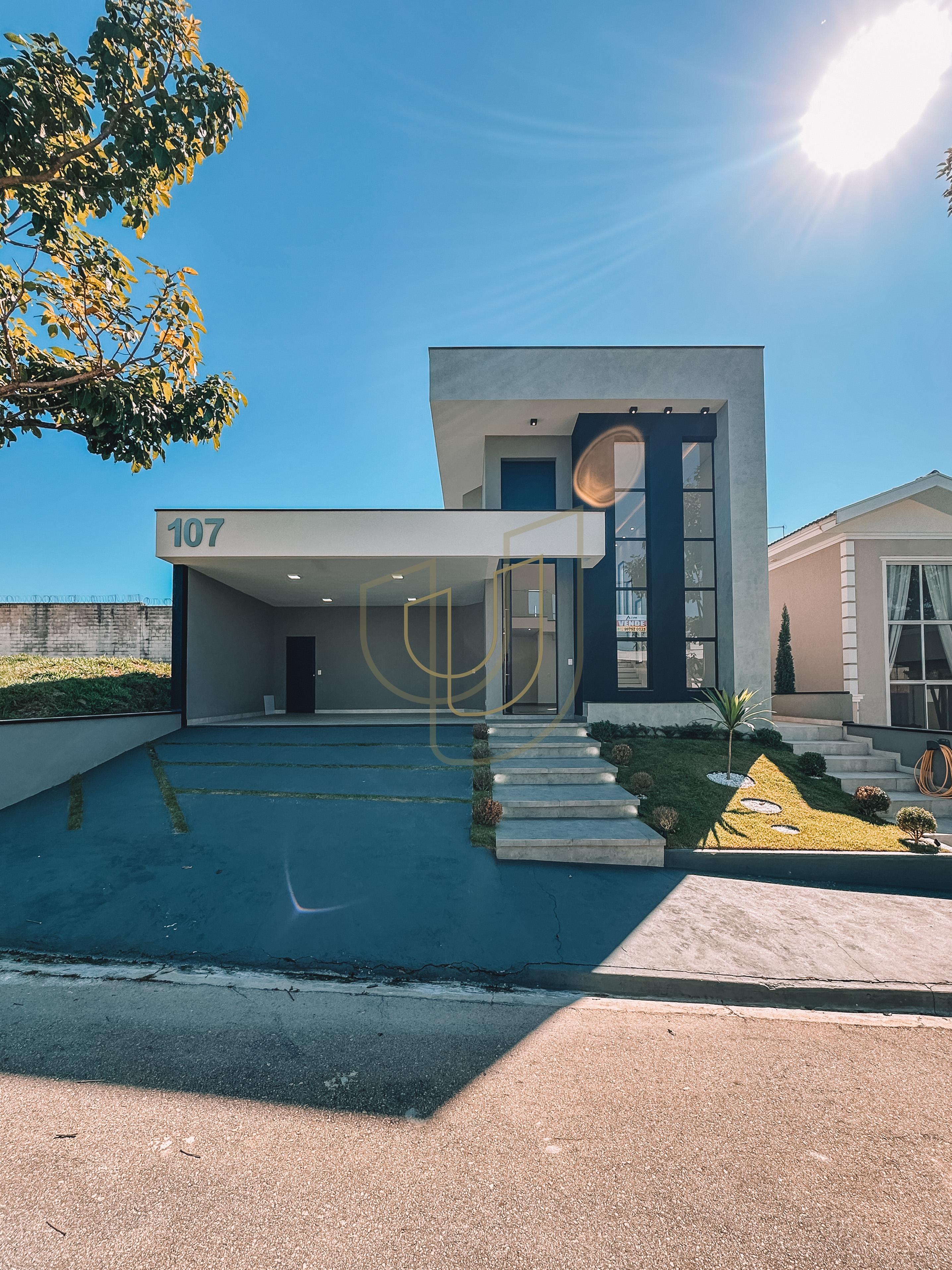 Sobrado sofisticado e moderno com 3 su&iacute;tes no Condom&iacute;nio Terras do Vale - Ca&ccedil;apava/SP  Caçapava - 