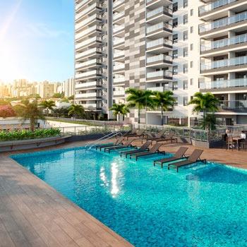 Apartamento de 45m&sup2; no Quadria - Jardim Alvorada  São José dos Campos - 