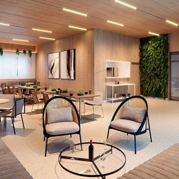 Apartamento de 45m&sup2; no Quadria - Jardim Alvorada  São José dos Campos - 