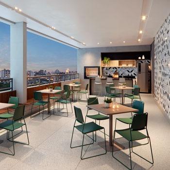 Apartamento de 45m&sup2; no Quadria - Jardim Alvorada  São José dos Campos - 