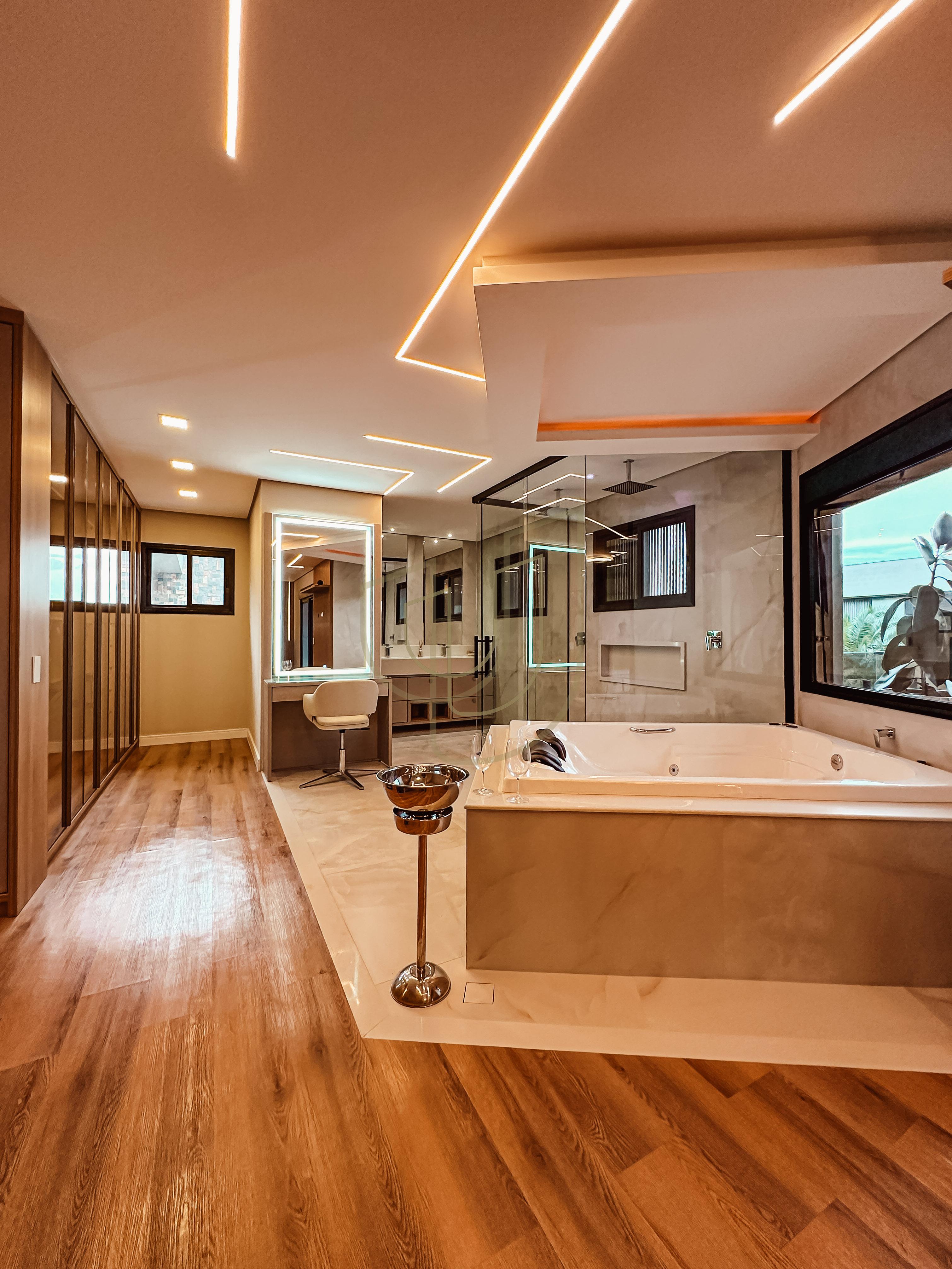 Sobrado sofisticado com 4 su&iacute;tes no Jardim do Golfe I Avenida Loth Bagunha Maldos São José dos Campos - 