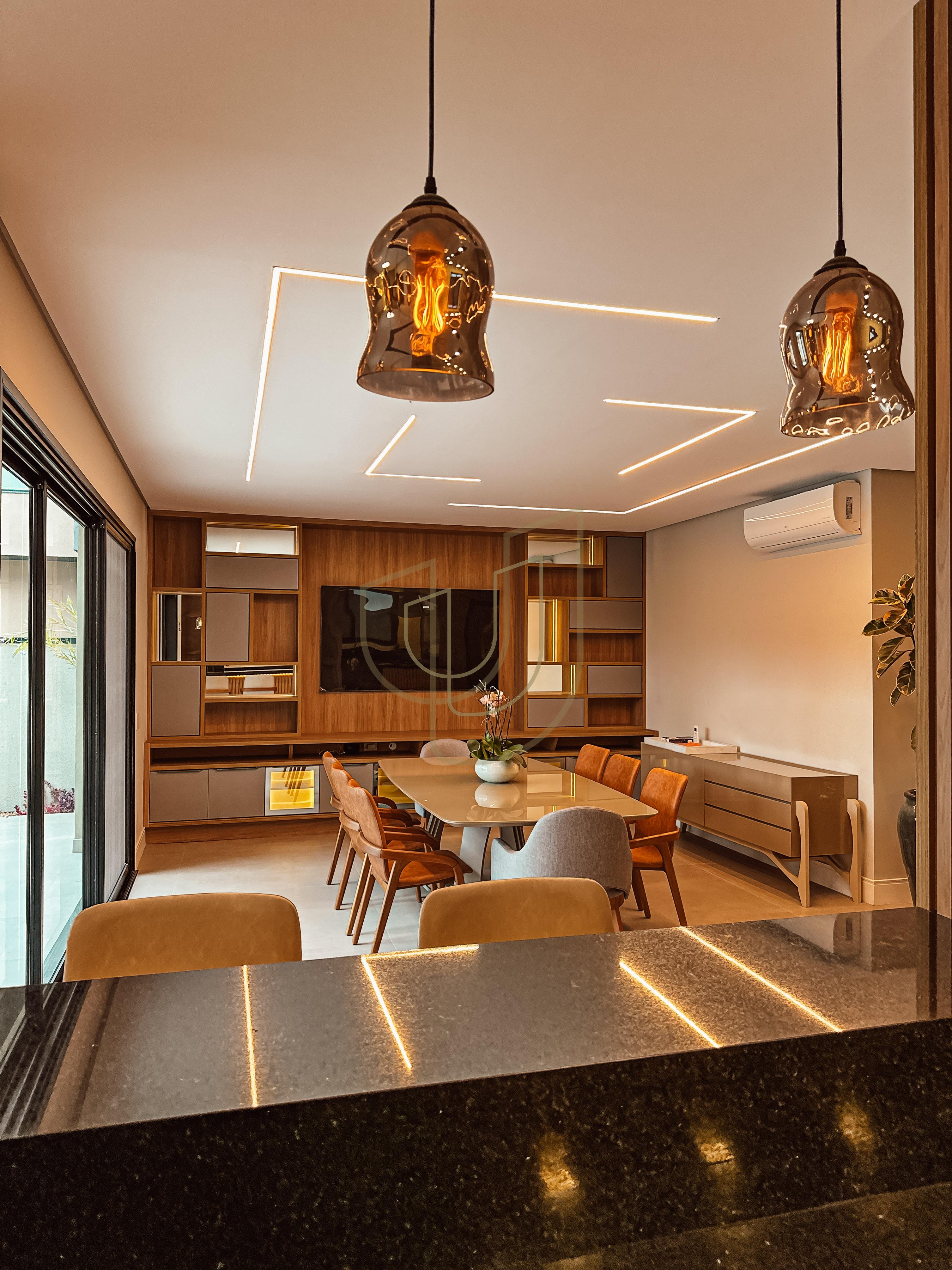 Sobrado sofisticado com 4 su&iacute;tes no Jardim do Golfe I Avenida Loth Bagunha Maldos São José dos Campos - 