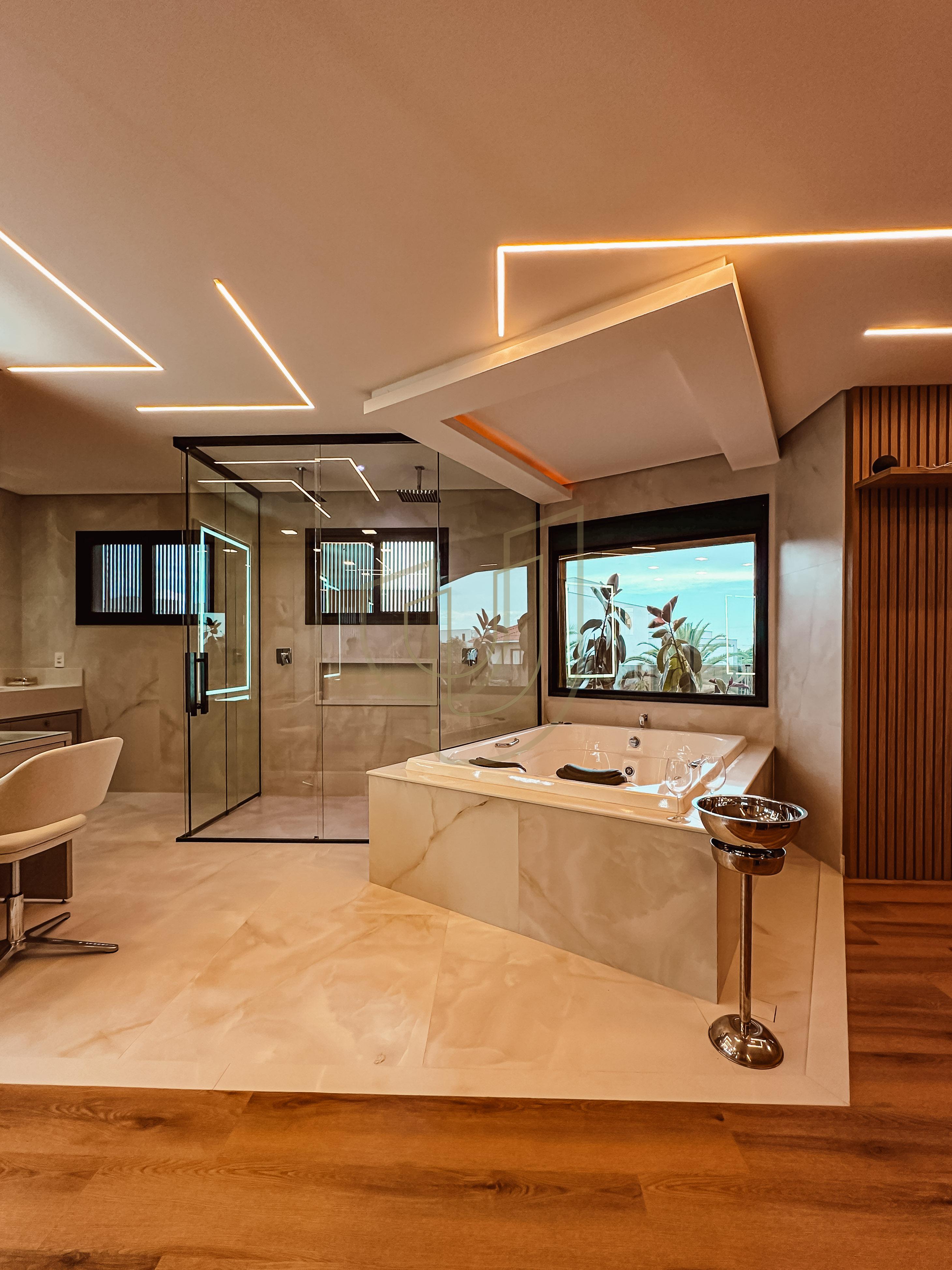 Sobrado sofisticado com 4 su&iacute;tes no Jardim do Golfe I Avenida Loth Bagunha Maldos São José dos Campos - 