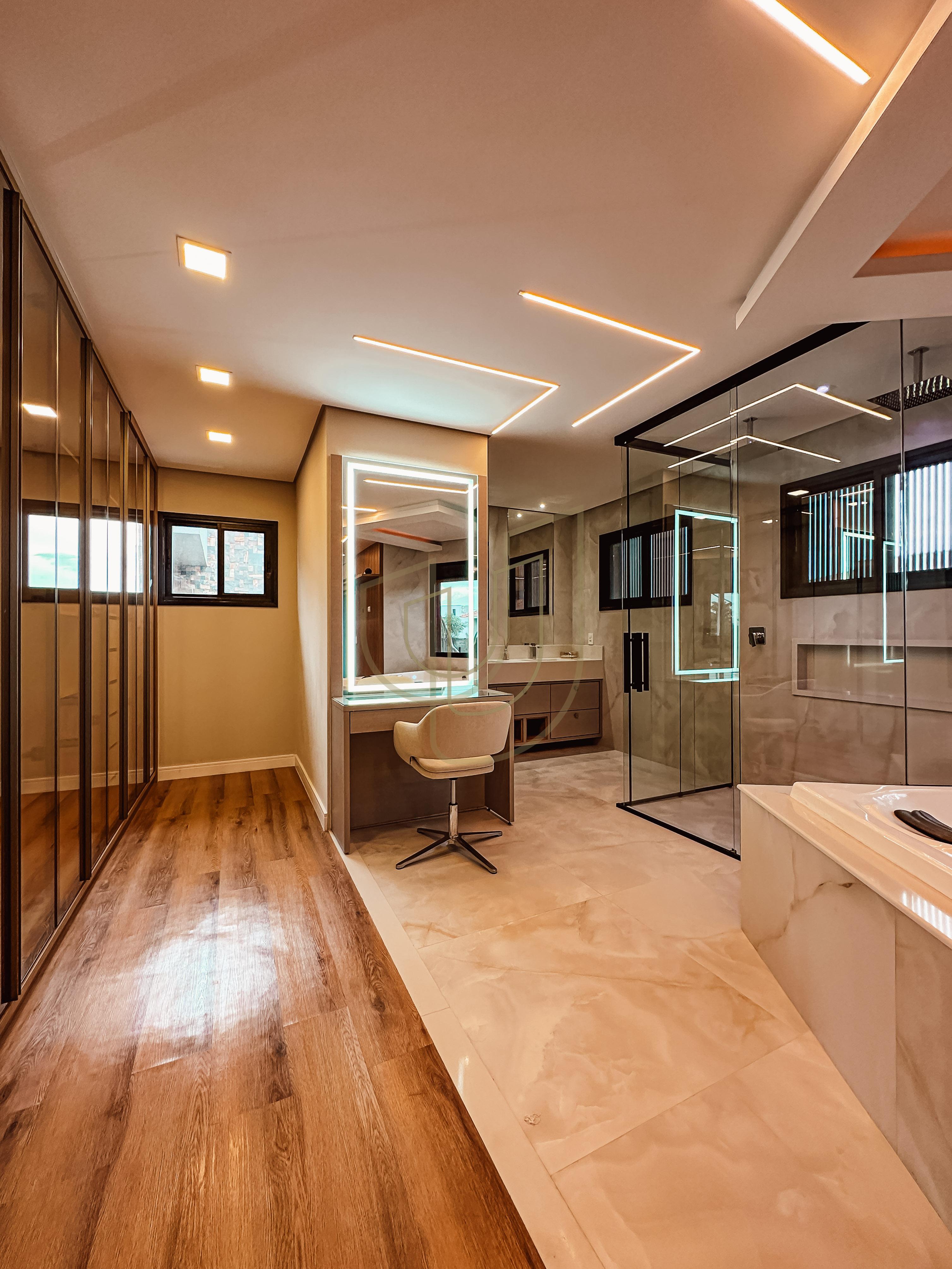 Sobrado sofisticado com 4 su&iacute;tes no Jardim do Golfe I Avenida Loth Bagunha Maldos São José dos Campos - 