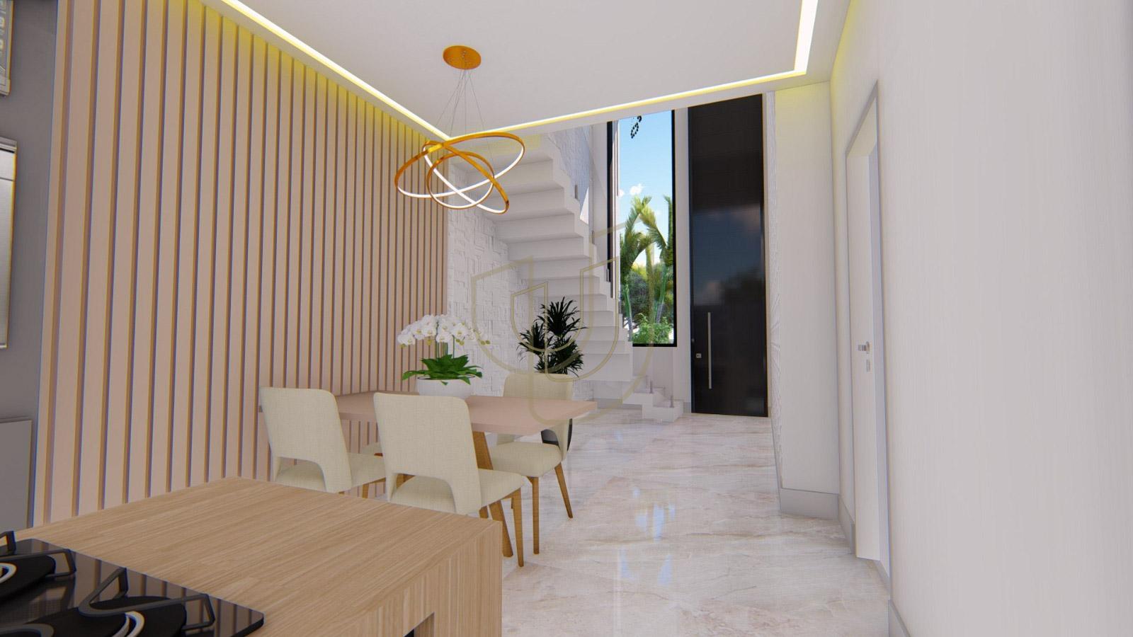 Sobrado com 3 Su&iacute;tes no Condom&iacute;nio Terras do Vale Avenida das Palmeiras Caçapava - 