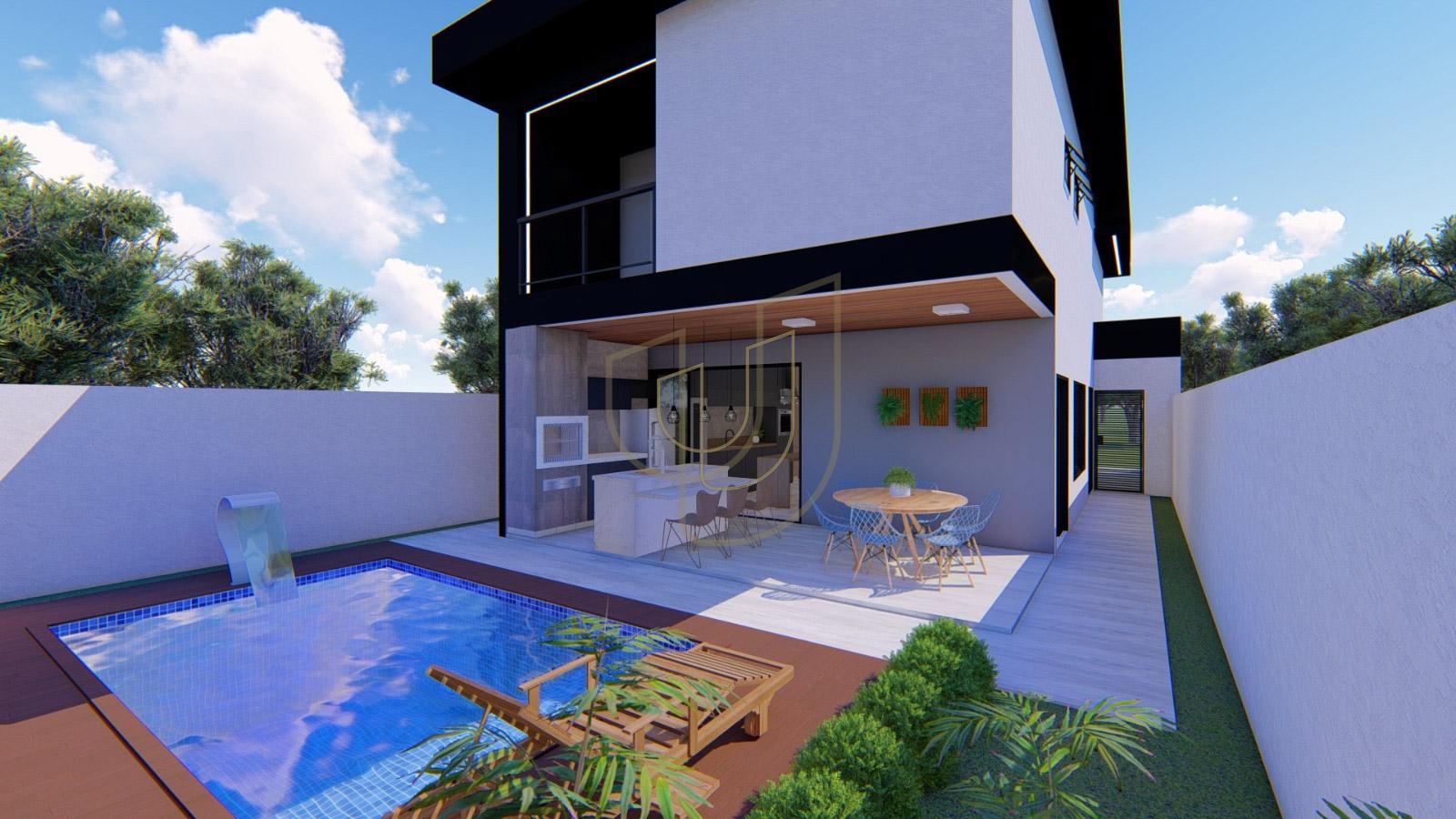 Sobrado com 3 Su&iacute;tes no Condom&iacute;nio Terras do Vale Avenida das Palmeiras Caçapava - 