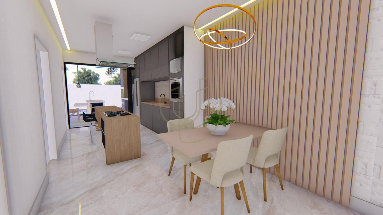 Sobrado com 3 Su&iacute;tes no Condom&iacute;nio Terras do Vale Avenida das Palmeiras Caçapava - 