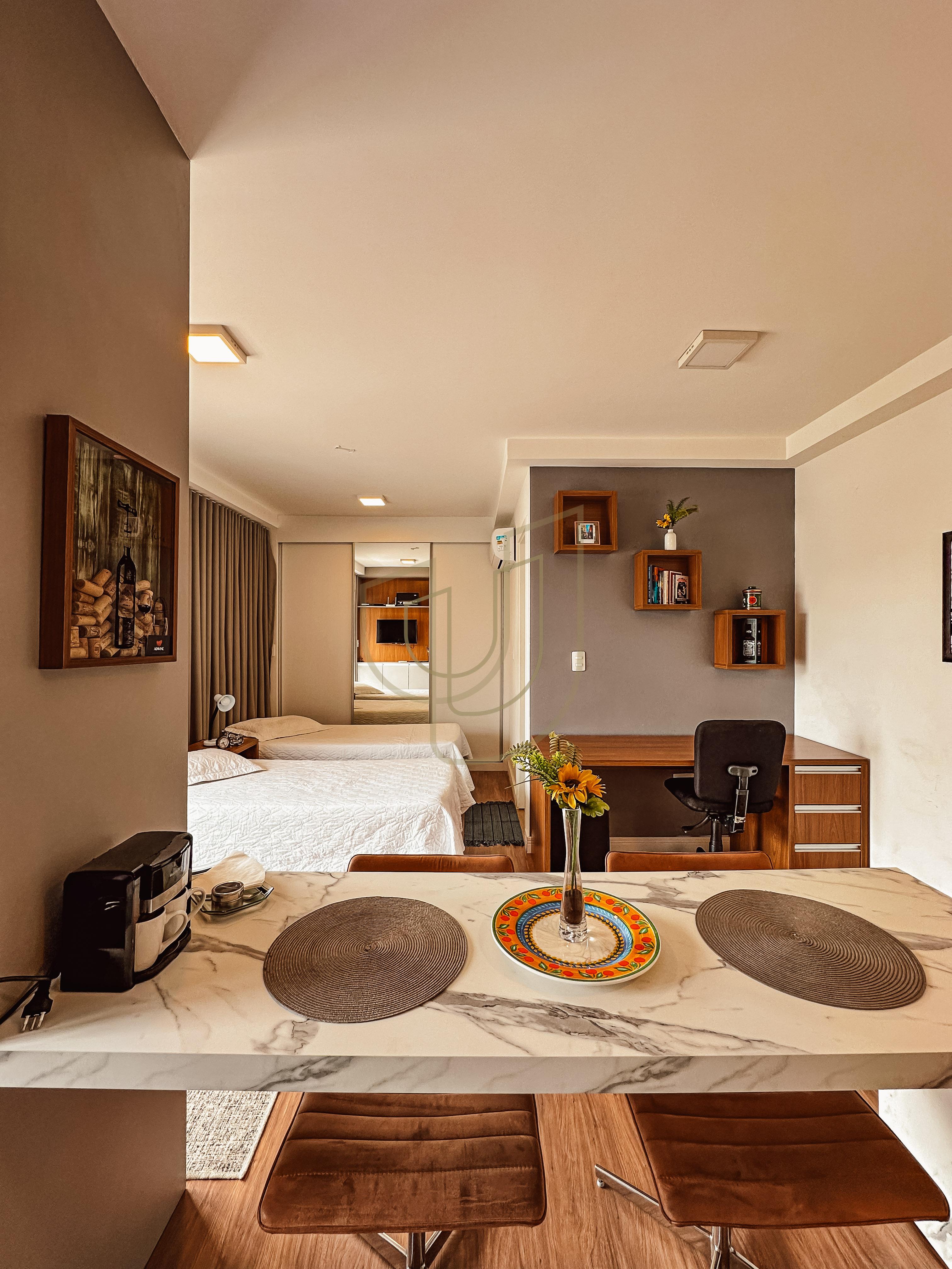 Apartamento Studio com Planejados no Smart Residence Rua Itajaí São José dos Campos - 