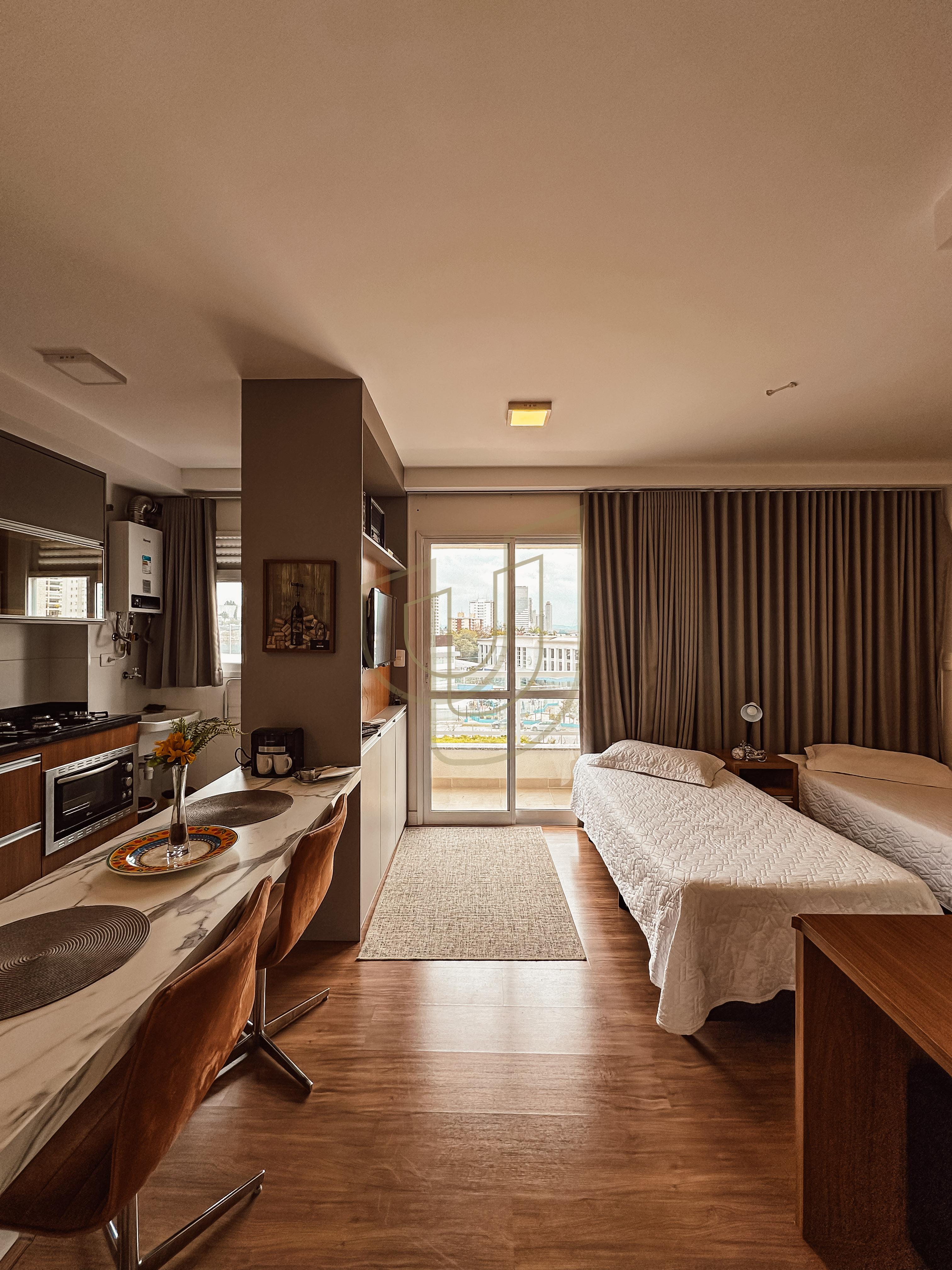 Apartamento Studio com Planejados no Smart Residence Rua Itajaí São José dos Campos - 